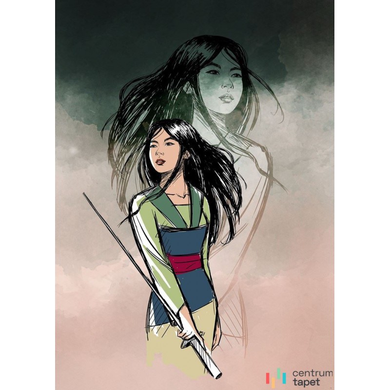 Fototapeta IADX4-083 Brave Mulan