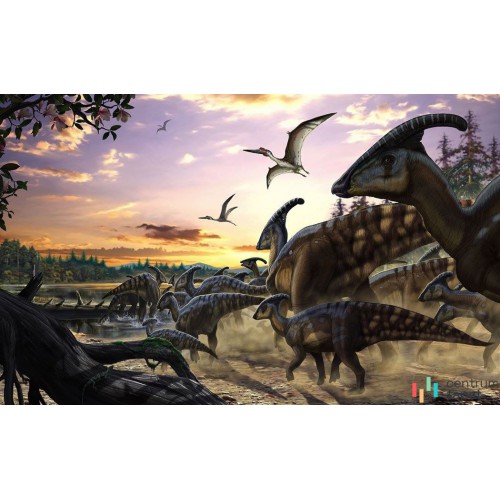 Fototapeta IANGX9-013 Parasaurolophus Herd