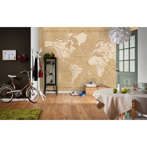 Fototapeta IAX10-0027 Vintage World Map