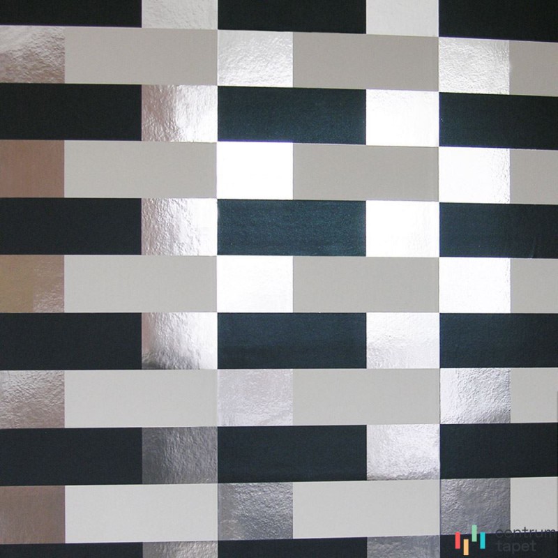 Tapeta Blocknavywhitesilver Erica Wakerly Erica Wakerly