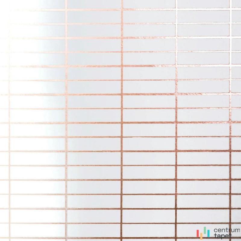 Tapeta Gridcopperrosewhite Erica Wakerly Erica Wakerly