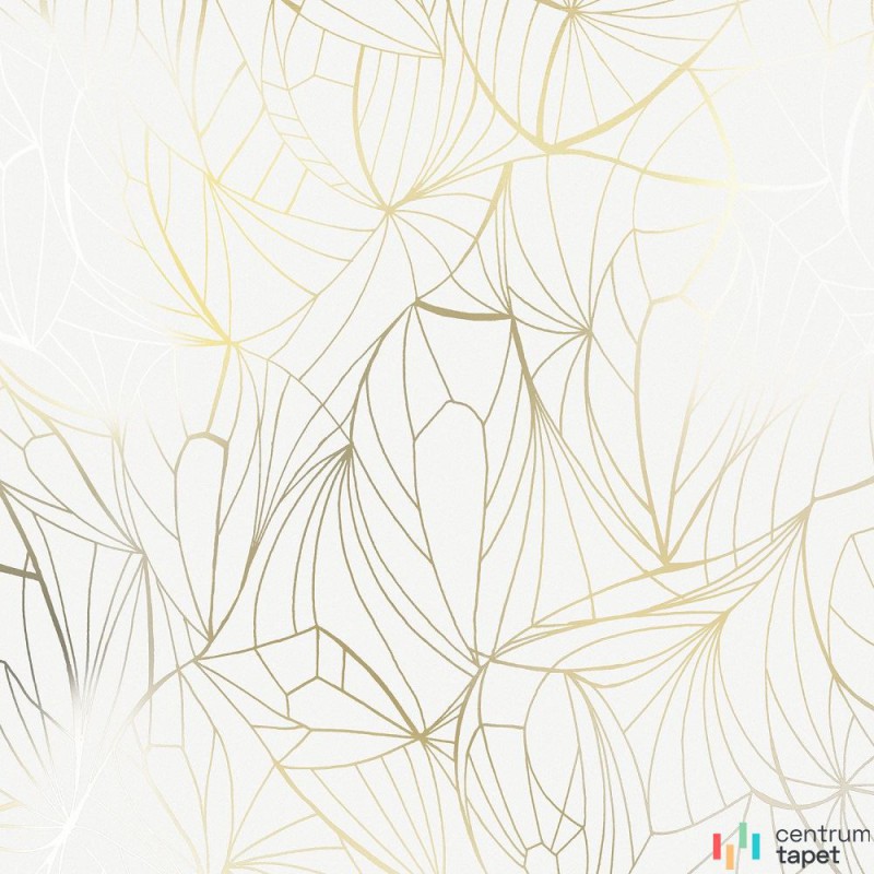 Tapeta Leafgoldwhite Erica Wakerly Erica Wakerly Tapeta Leafgoldwhite Erica Wakerly Erica Wakerly