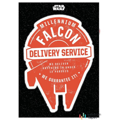 Naklejka na ścianę Star Wars Delivery Service 1