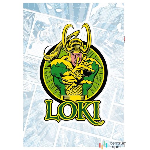 Naklejka na ścianę Loki Comic Classic 1