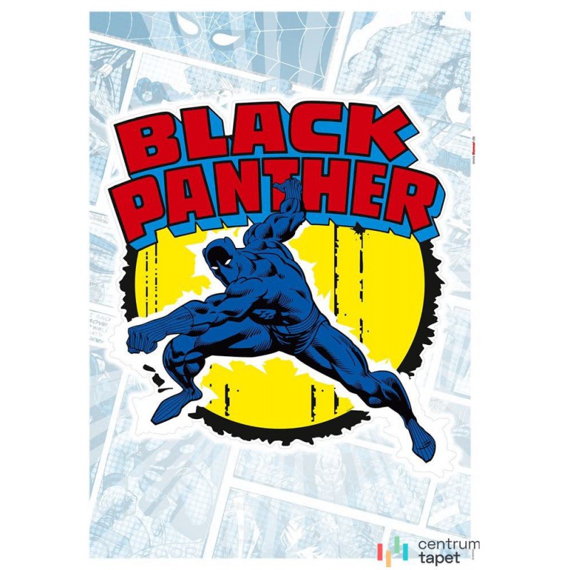Naklejka na ścianę Black Panther Comic Classic 1 Naklejka na ścianę Black Panther Comic Classic 1
