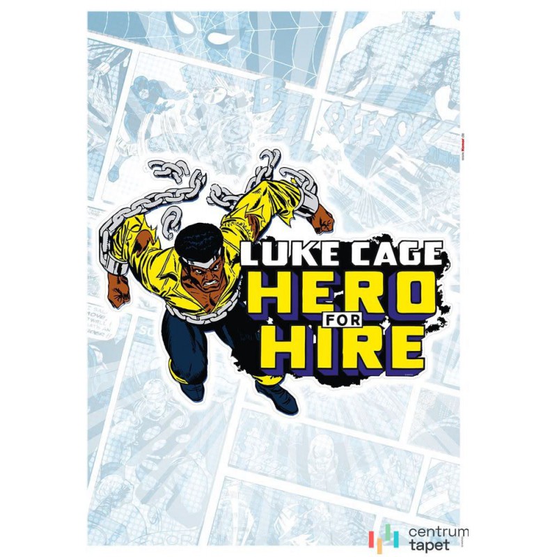 Naklejka na ścianę Luke Cage Comic Classic 1
