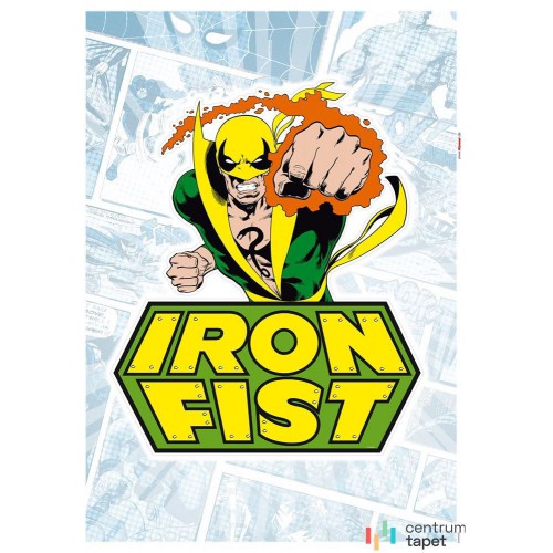 Naklejka na ścianę Iron Fist Comic Classic 1