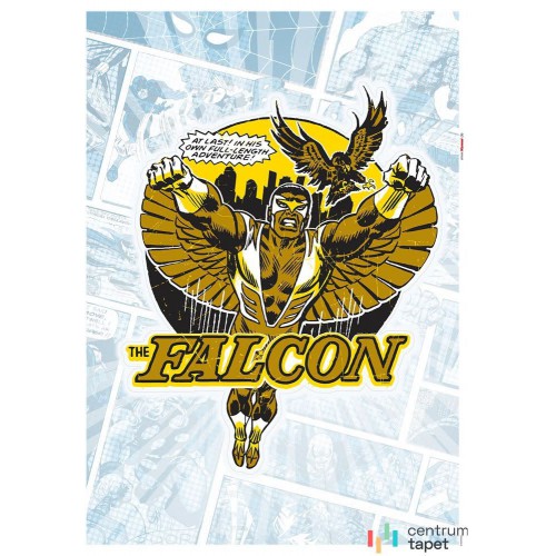 Naklejka na ścianę Falcon Gold Comic Classic 1