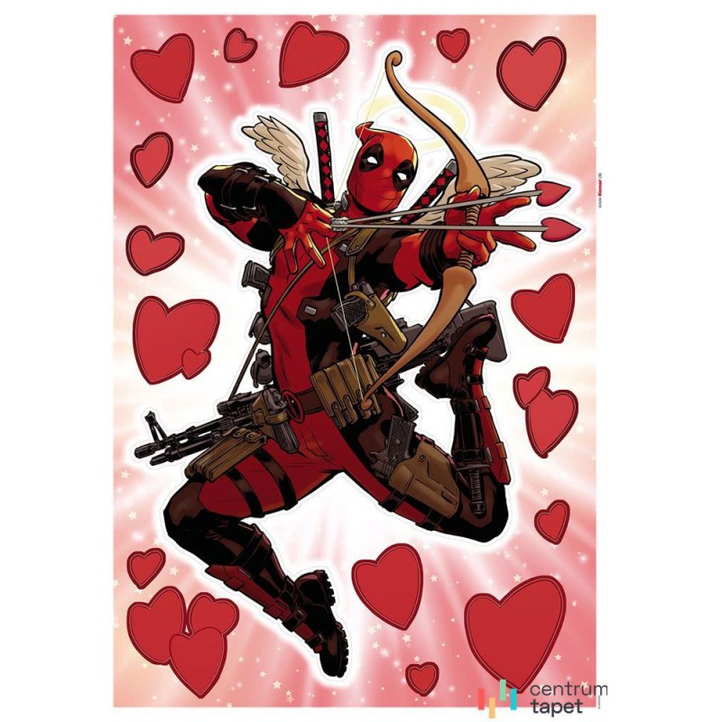 Naklejki na ścianę Deadpool Lovepool 14114h