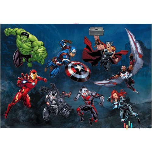 Naklejki na ścianę Avengers Action 14735h