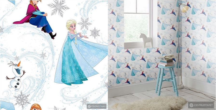 TAPETA ELSA KRAINA LODU
